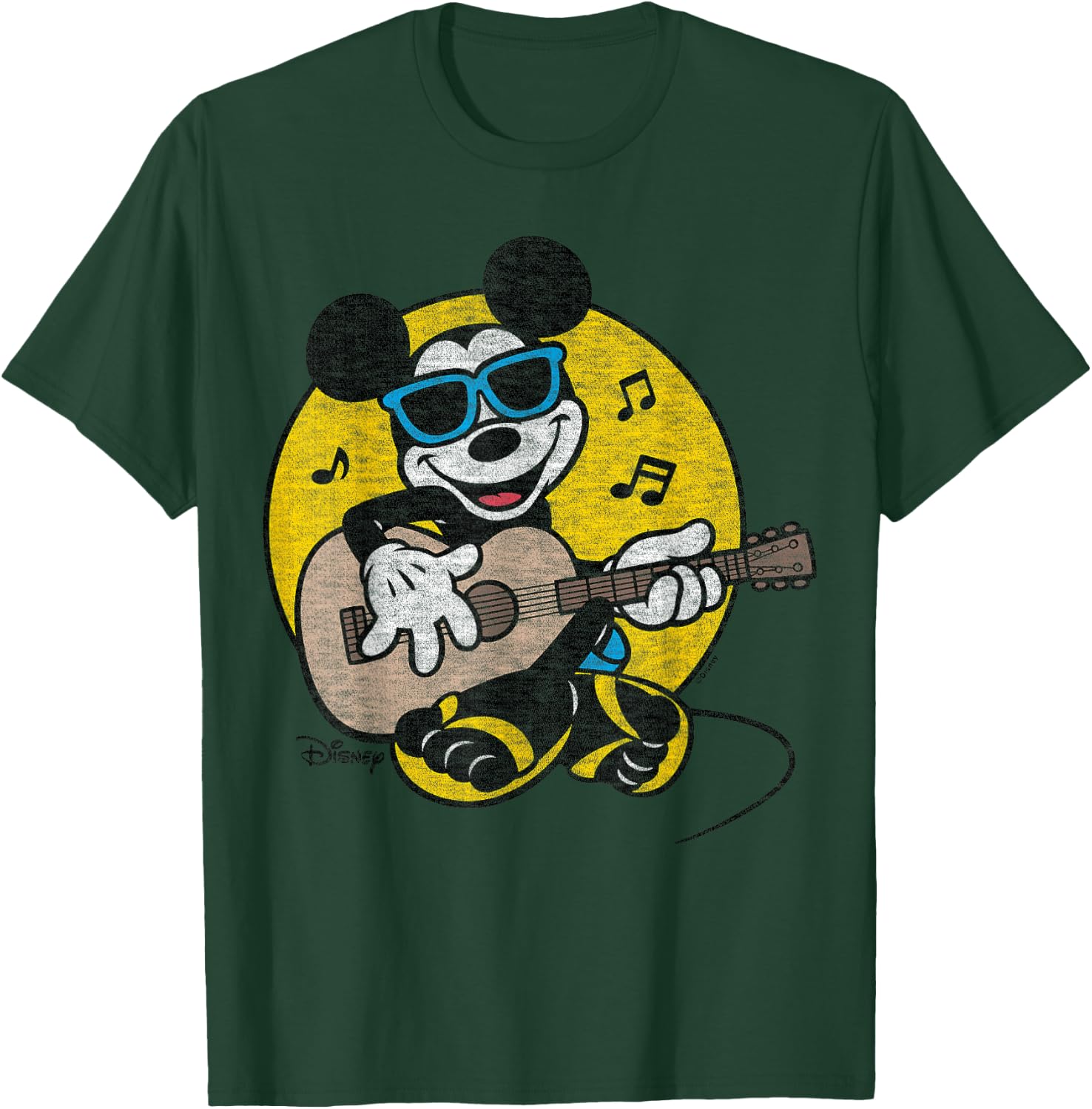 Disney - Mickey And Guitar T-Shirt - T-Shirt | Forest