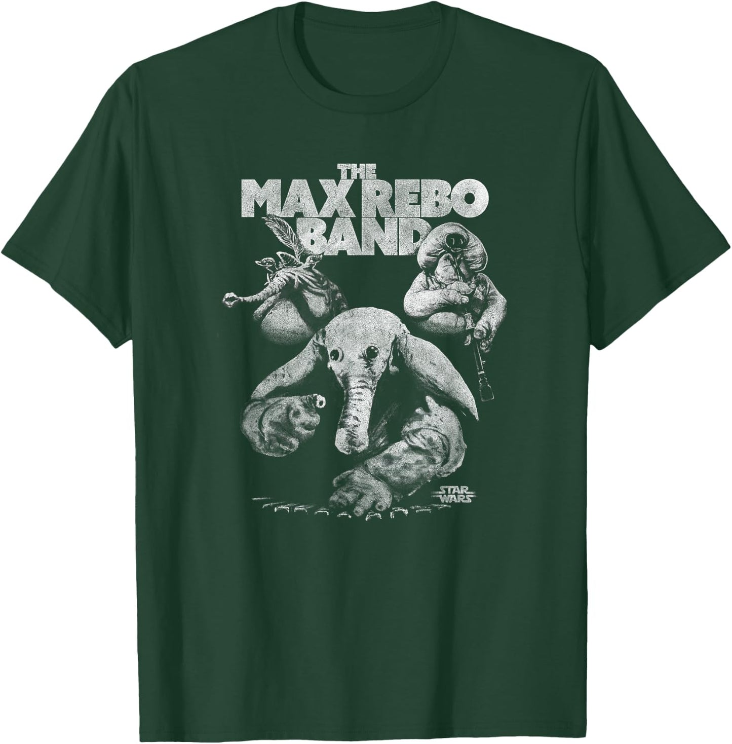 Star Wars The Max Rebo Band High Contrast Poster T-Shirt - T-Shirt | Forest