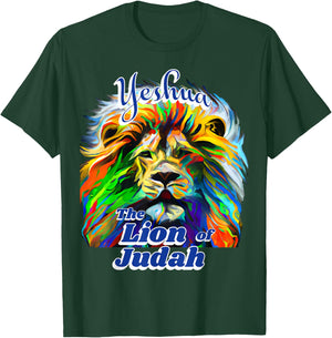 Yeshua, The Lion of Judah T-Shirt - T-Shirt | Forest
