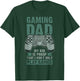 Father Kid, Gamer Dad, Father's Day, Gaming Daddy T-Shirt - T-Shirt | Forest