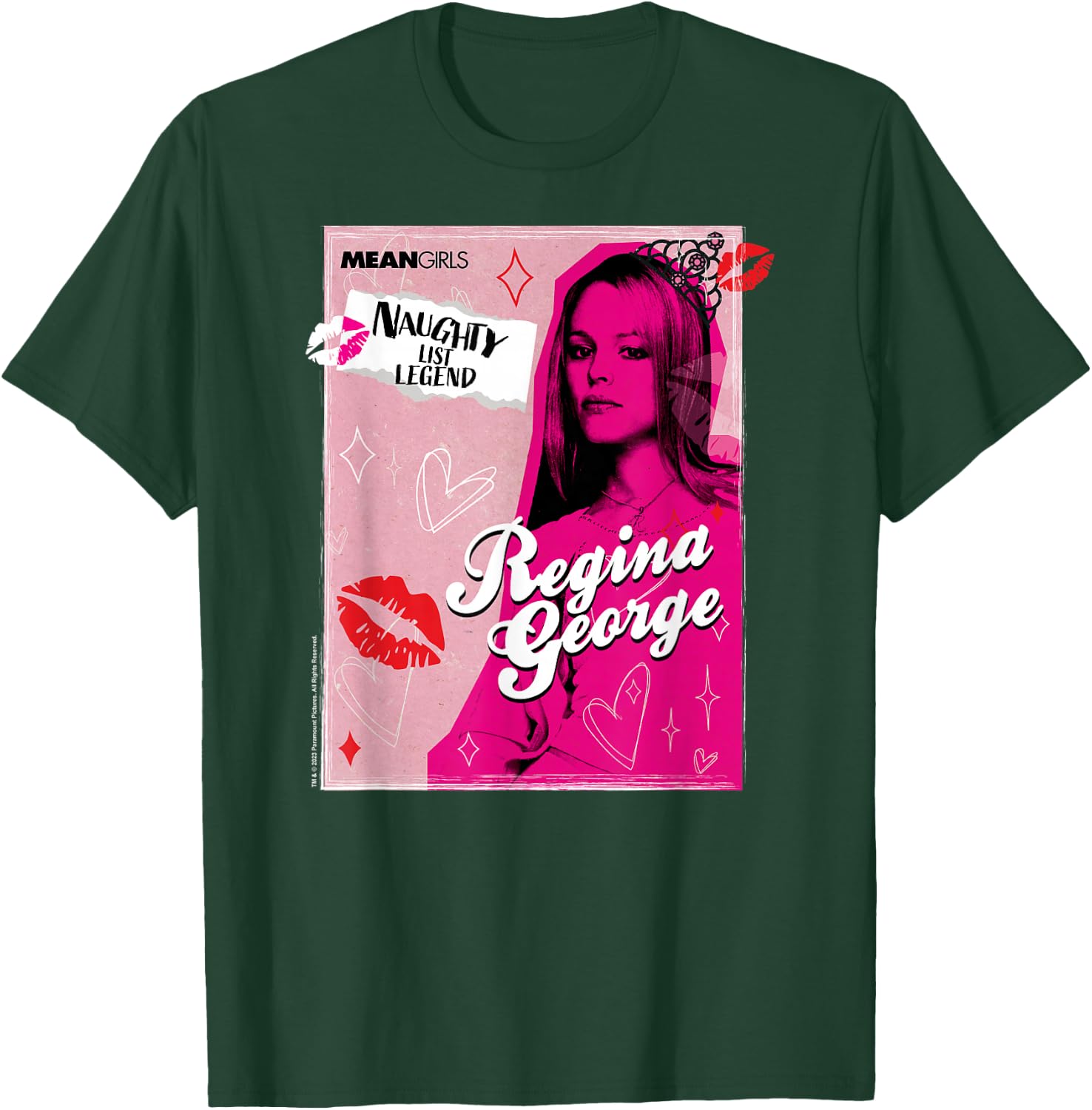 Mean Girls - Regina George Naughty List Legend T-Shirt - T-Shirt | Forest