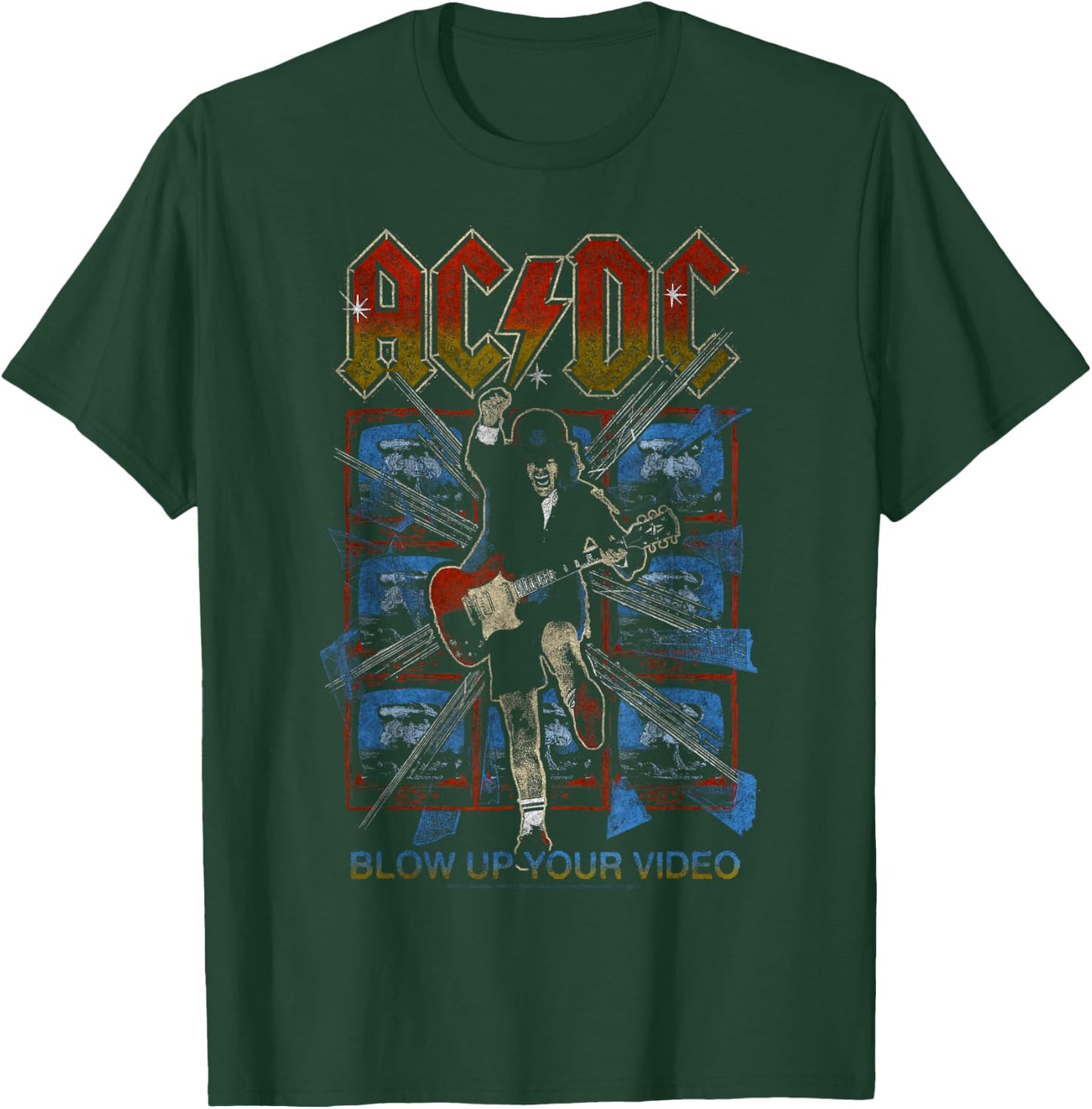 Official AC/DC Blow Up Your Video Album Rock Band Music Logo T-Shirt - T-Shirt | Forest