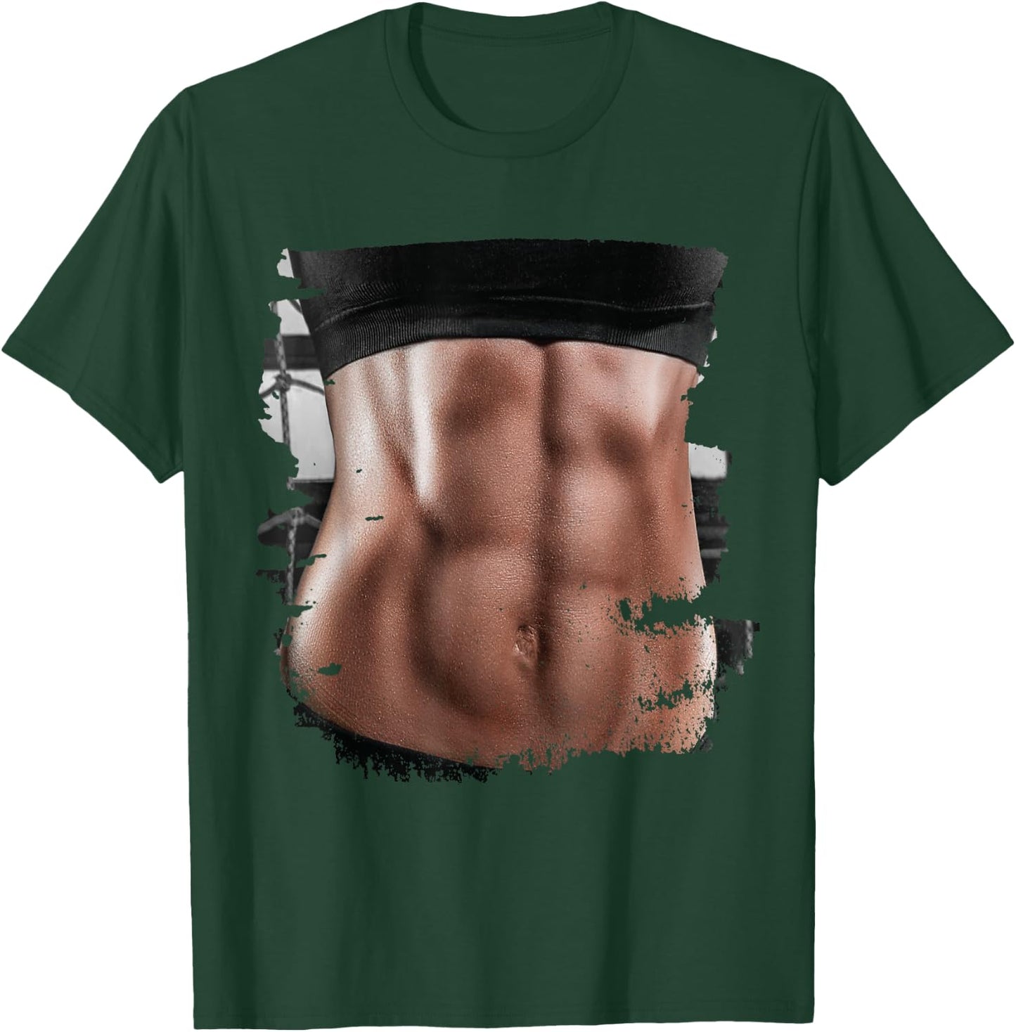 Fake Muscle I Woman Fitness Dream Woman Fitness Women Body T-Shirt - T-Shirt | Forest