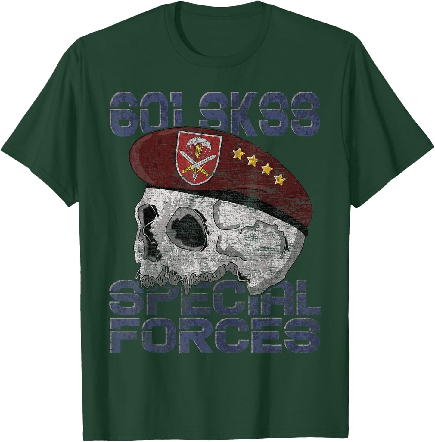 Czech Army 601st Special Force Moravec Czech Military T-Shirt - T-Shirt | Forest