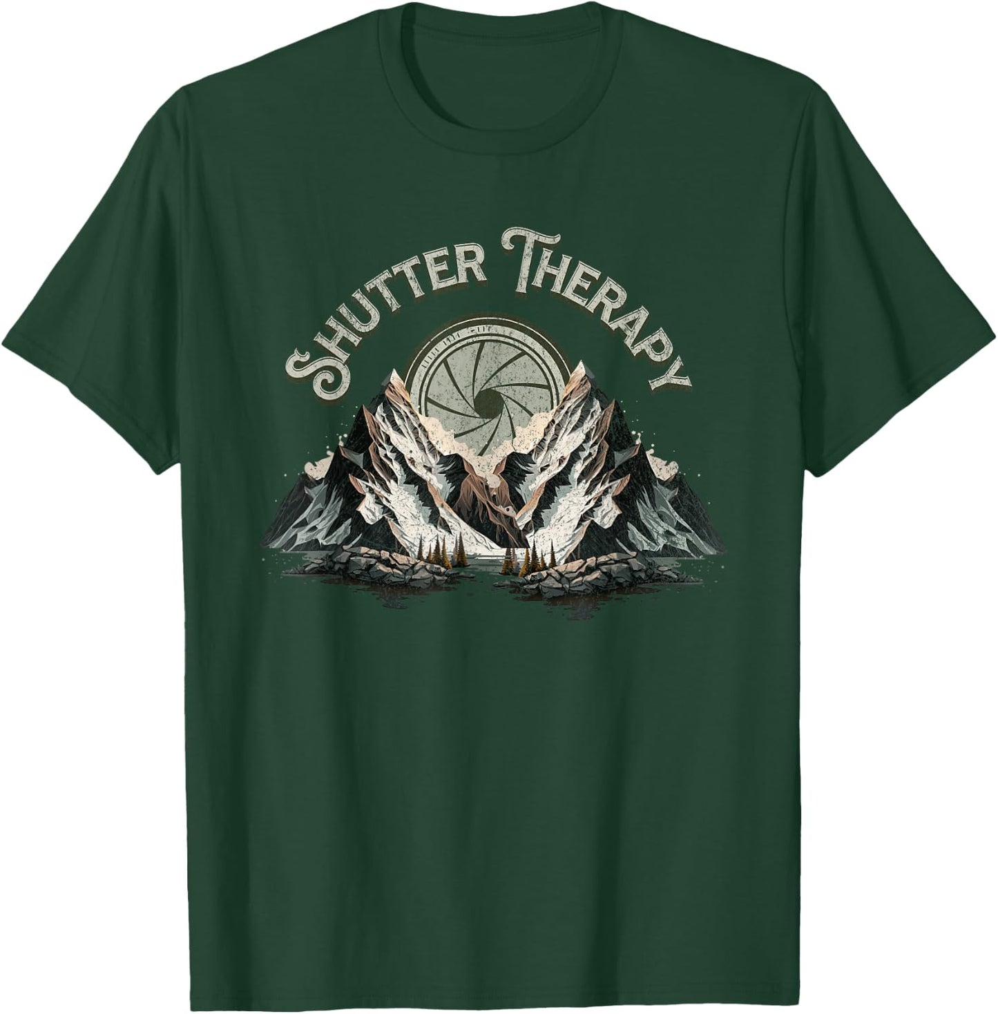 Shutter Therapy Photography Photographer 35 mm ISO Vintage T-Shirt - T-Shirt | Forest