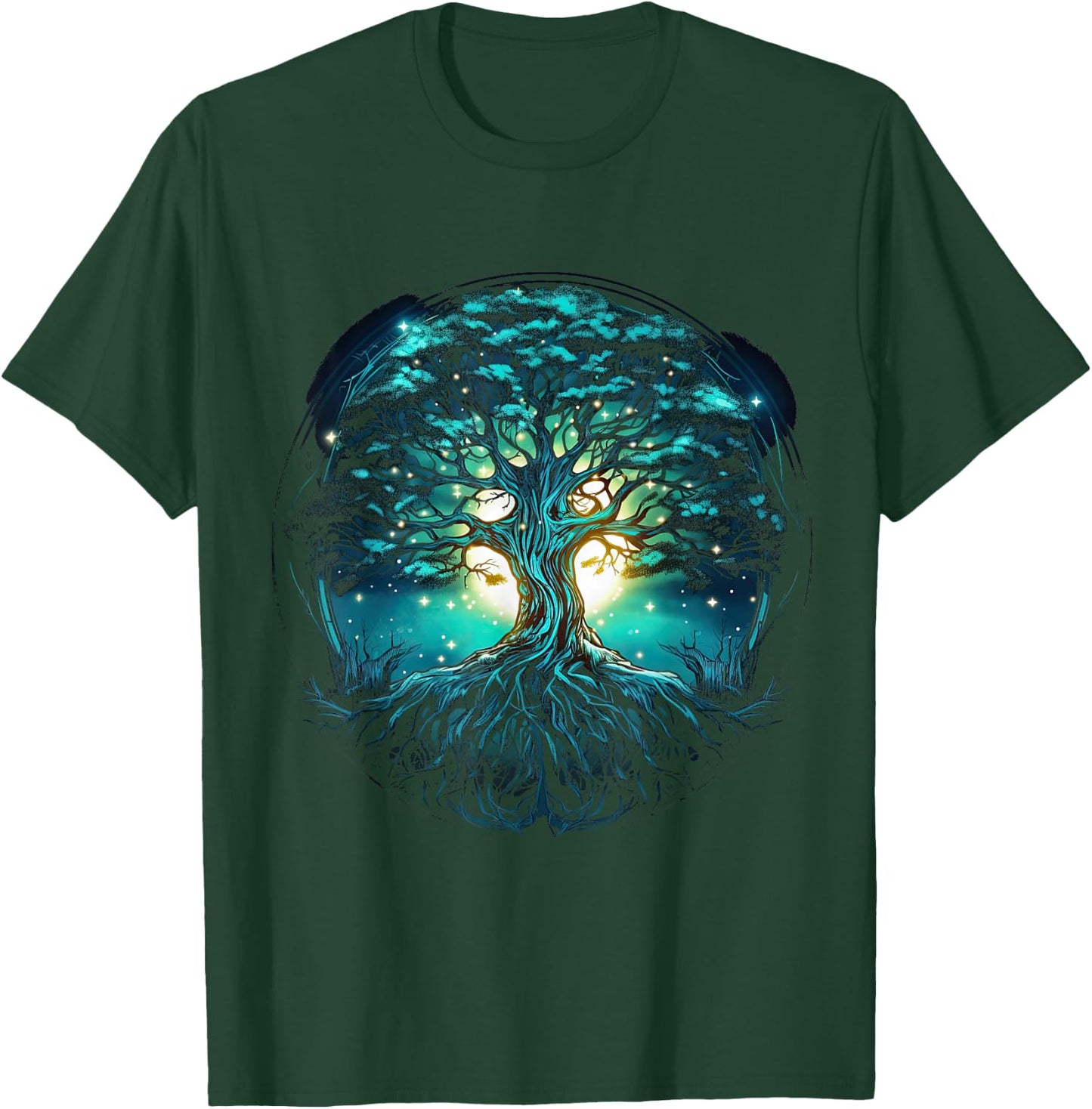 Tree of Life Viking Midgard Thor Walhalla T-Shirt - T-Shirt | Forest