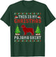 This is My Christmas Pajama Newfoundland Dog Ugly Sweater Women Kids T-Shirt - T-Shirt | Forest
