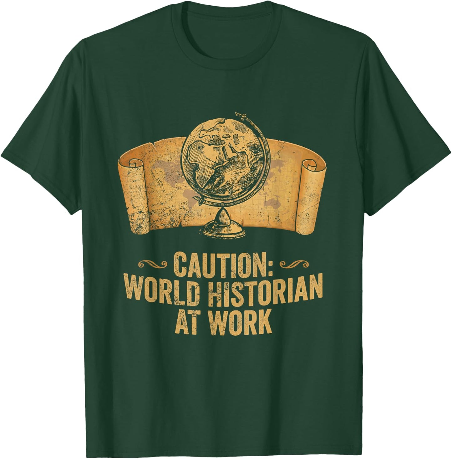 Funny AP World History Teacher World Historian at Work T-Shirt - T-Shirt | Forest