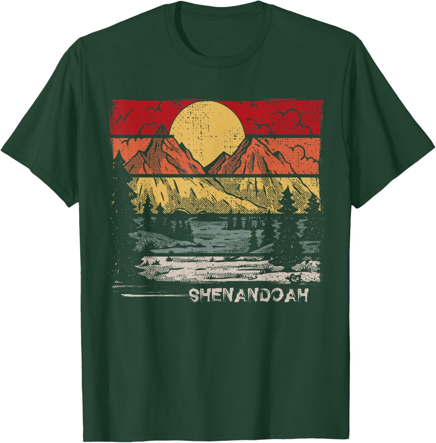 Retro Shenandoah National Park US Vintage Shenandoah T-Shirt - T-Shirt | Forest