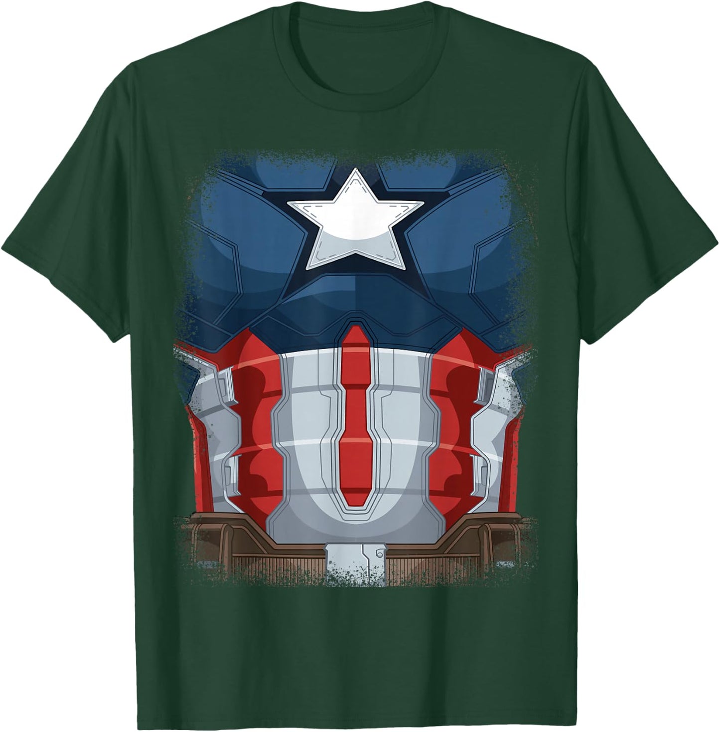 Marvel Captain America Movie Avengers Halloween Costume T-Shirt - T-Shirt | Forest