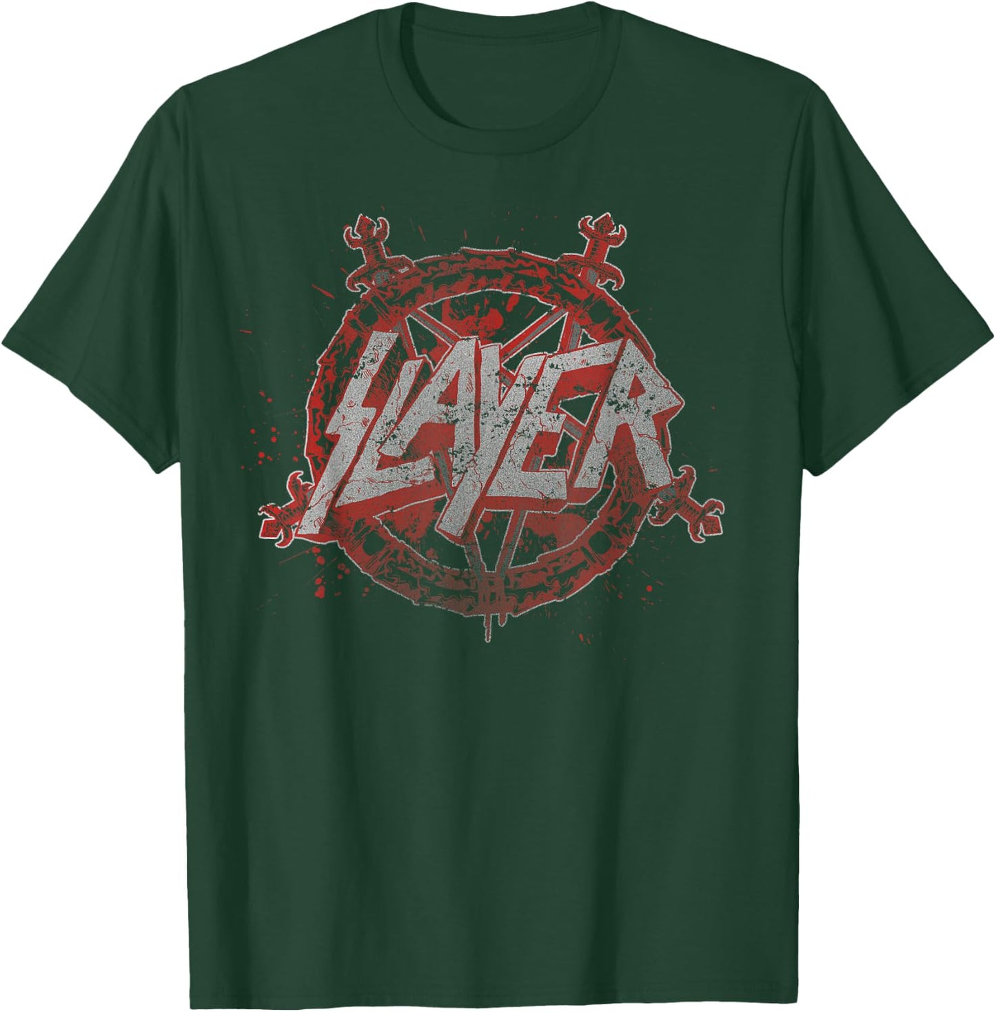 Slayer – Pentagram Redu T-Shirt - T-Shirt | Forest