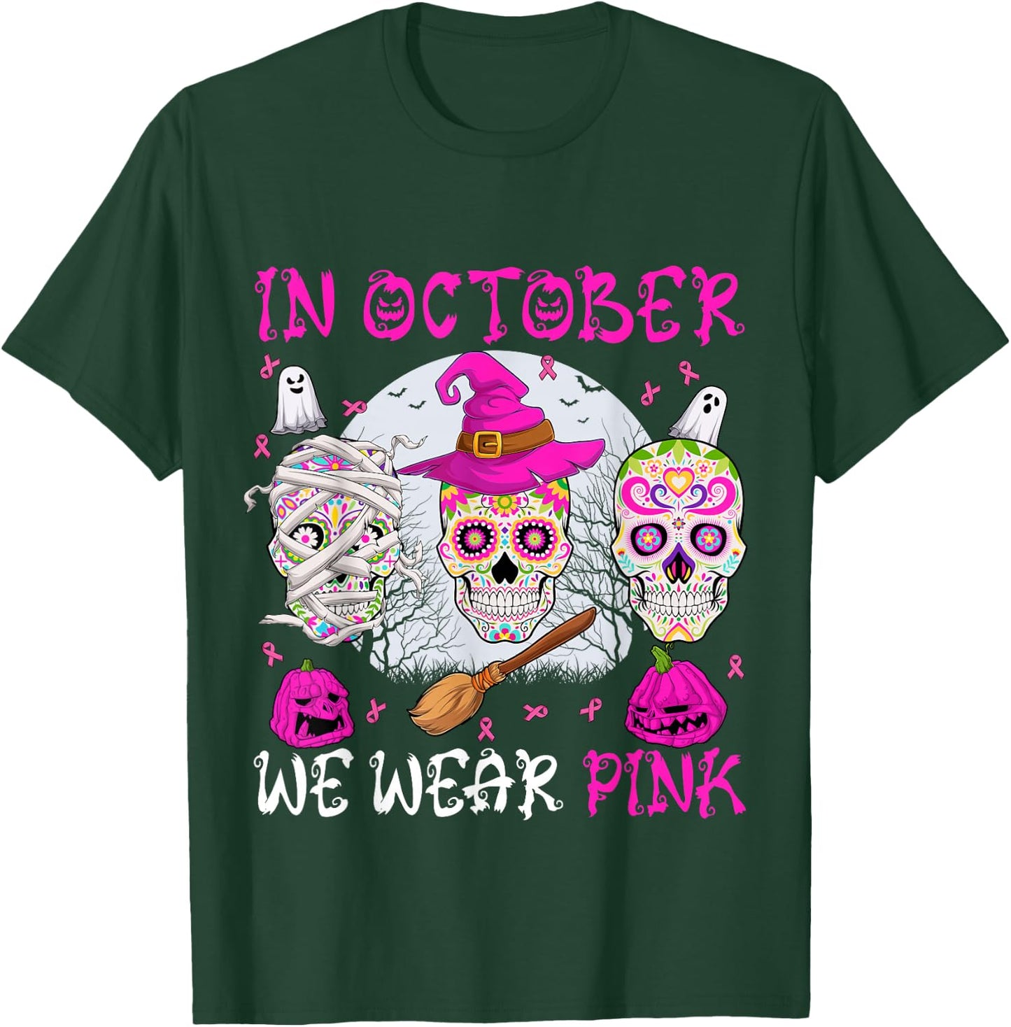 In October We Wear Pink T-Shirt - T-Shirt | Forest