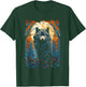 Wolf and Moon, Forest, Nature Art Women, Men T-Shirt - T-Shirt | Forest
