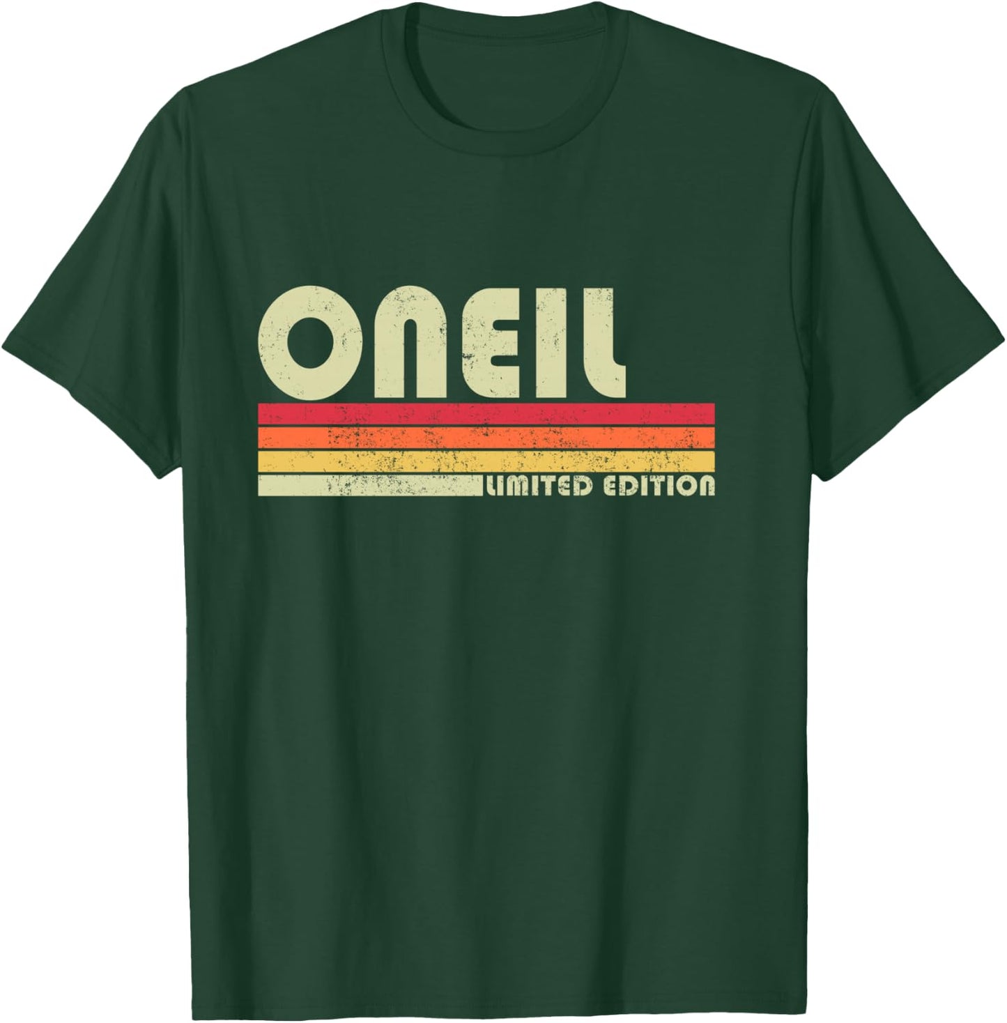 ONEIL Surname Funny Retro Vintage 80s 90s Gifts Men Women T-Shirt - T-Shirt | Forest