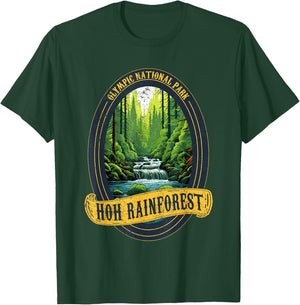 Olympic National Park Washington Hoh Rain Forest T-Shirt - T-Shirt | Forest