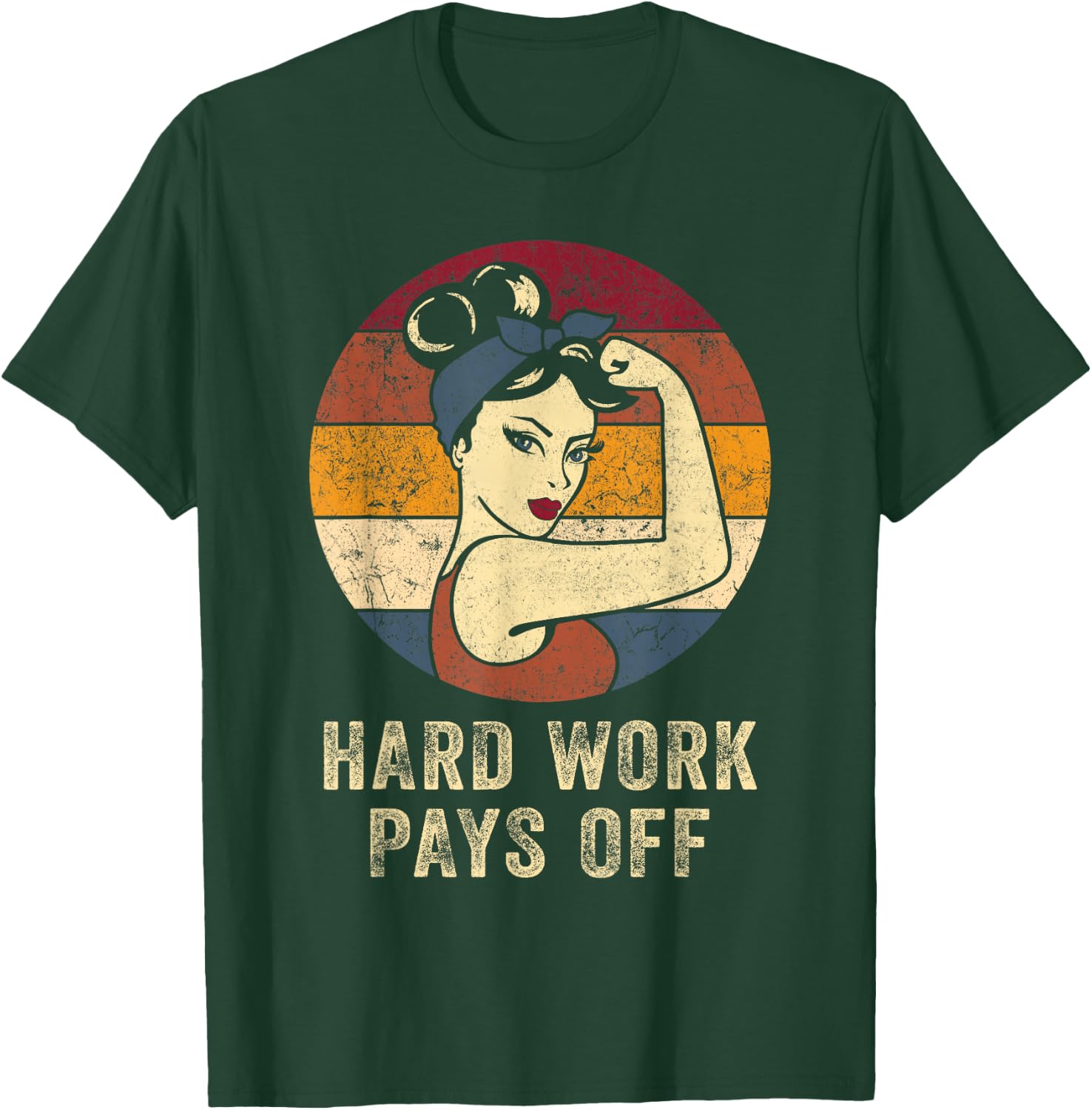 HWPO Hard Work Pays Off Shirt Motivation Workout Hustle T-Shirt - T-Shirt | Forest