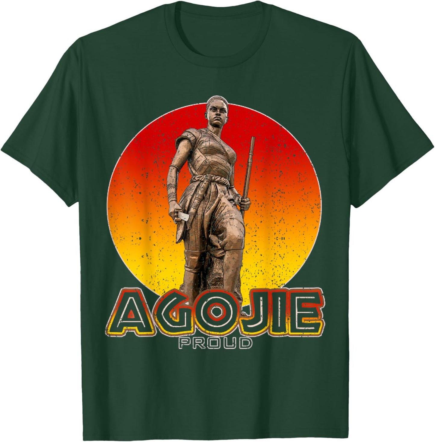 Vintage Agojie From Dahomey As Featured In The Woman King T-Shirt - T-Shirt | Forest