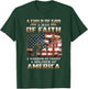 A Child Of God A Man Of Faith A Warrior Of Christ Veteran T-Shirt - T-Shirt | Forest