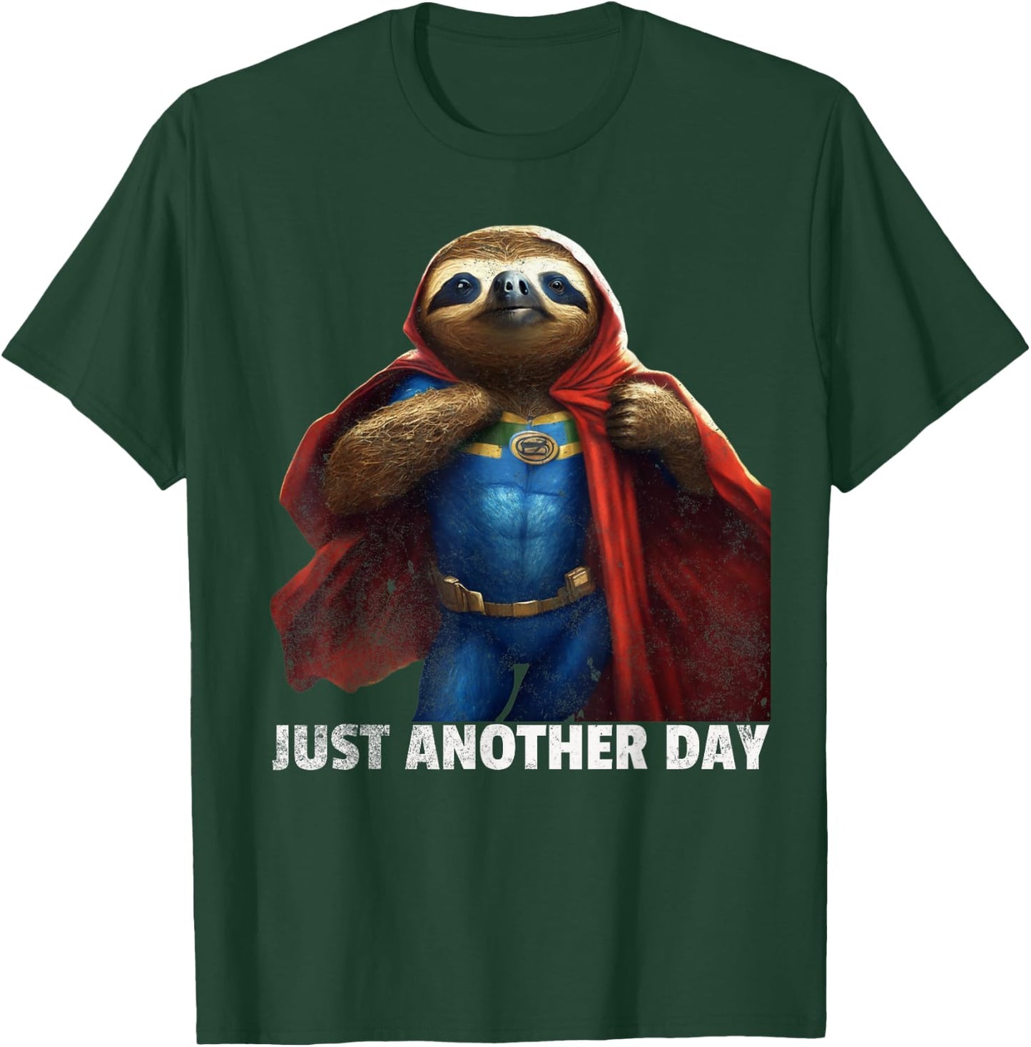 Funny Men's Sloth Flash T-Shirt - T-Shirt | Forest