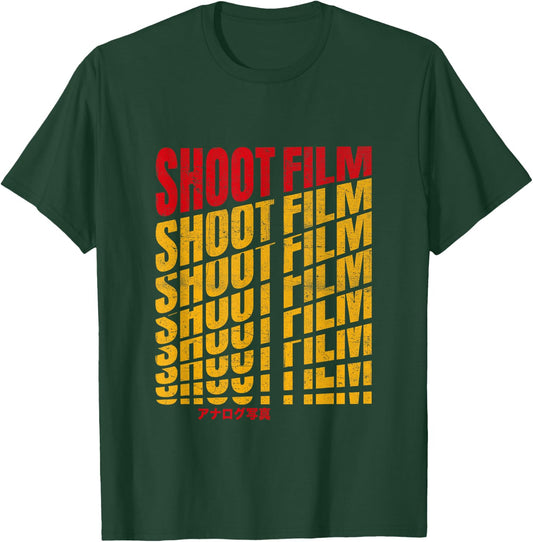 Shoot Film Retro Analogue Film Camera Analog Photography T-Shirt - T-Shirt | Forest