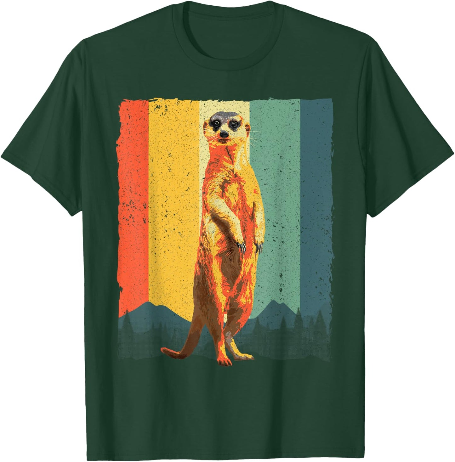 Funny Meerkat Design Women Mongoose Mierkat Lovers T-Shirt - T-Shirt | Forest