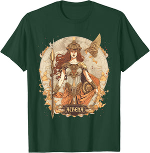 Greek Mythology: Athena, goddess of wisdom and war classical T-Shirt - T-Shirt | Forest