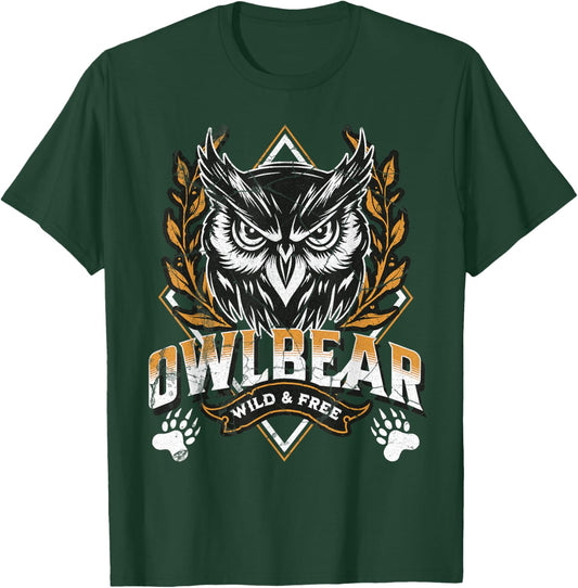 Owlbear Designs Black Owlbear Women's Medium T-Shirt - T-Shirt | Forest