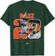 Number and Portrait Javier Baez Detroit MLBPA T-Shirt - T-Shirt | Forest
