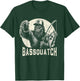 Bassquatch Sasquatch Men's Bass Fishing Bigfoot 80's Vintage T-Shirt - T-Shirt | Forest