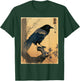 Japanese Art Japanese Woodblock Art Print Crow Kyosai T-Shirt - T-Shirt | Forest