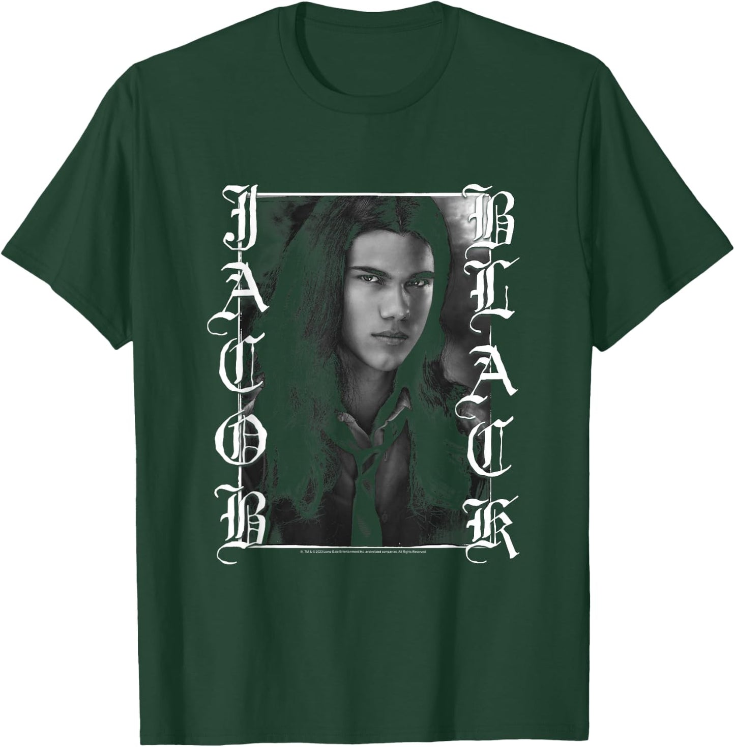 Twilight Jacob Black Gothic Frame Moody Portrait Movie T-Shirt - T-Shirt | Forest