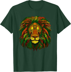 Cool LEO Awesome Lion Zodiac Birthday Sign Women Legend Crew T-Shirt - T-Shirt | Forest