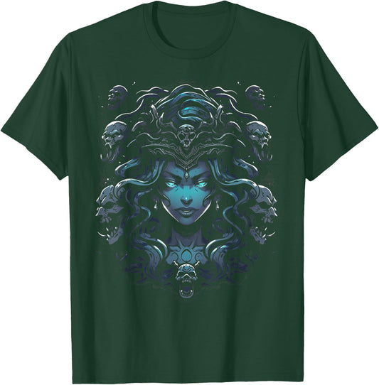 Greek Mythology Medusa T-Shirt - T-Shirt | Forest