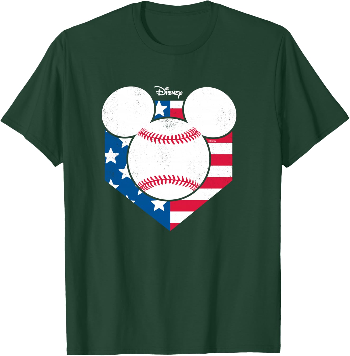 Disney - Mickey Baseball Diamond T-Shirt - T-Shirt | Forest