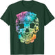 Halloween Pug skull skeleton Pug Dog costume Pug tie dye Women Kids T-Shirt - T-Shirt | Forest