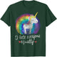 I Hate Everyone Equally Rainbow Unicorn T-Shirt - T-Shirt | Forest