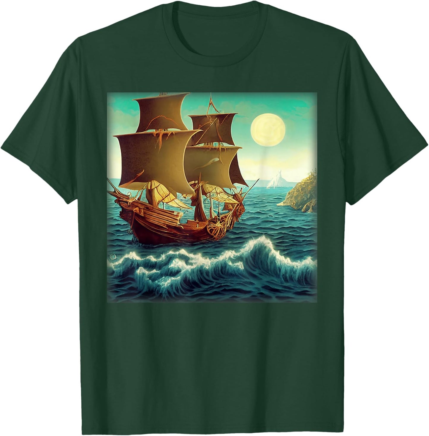A Background Pirate In Monkey's Island T-Shirt - T-Shirt | Forest