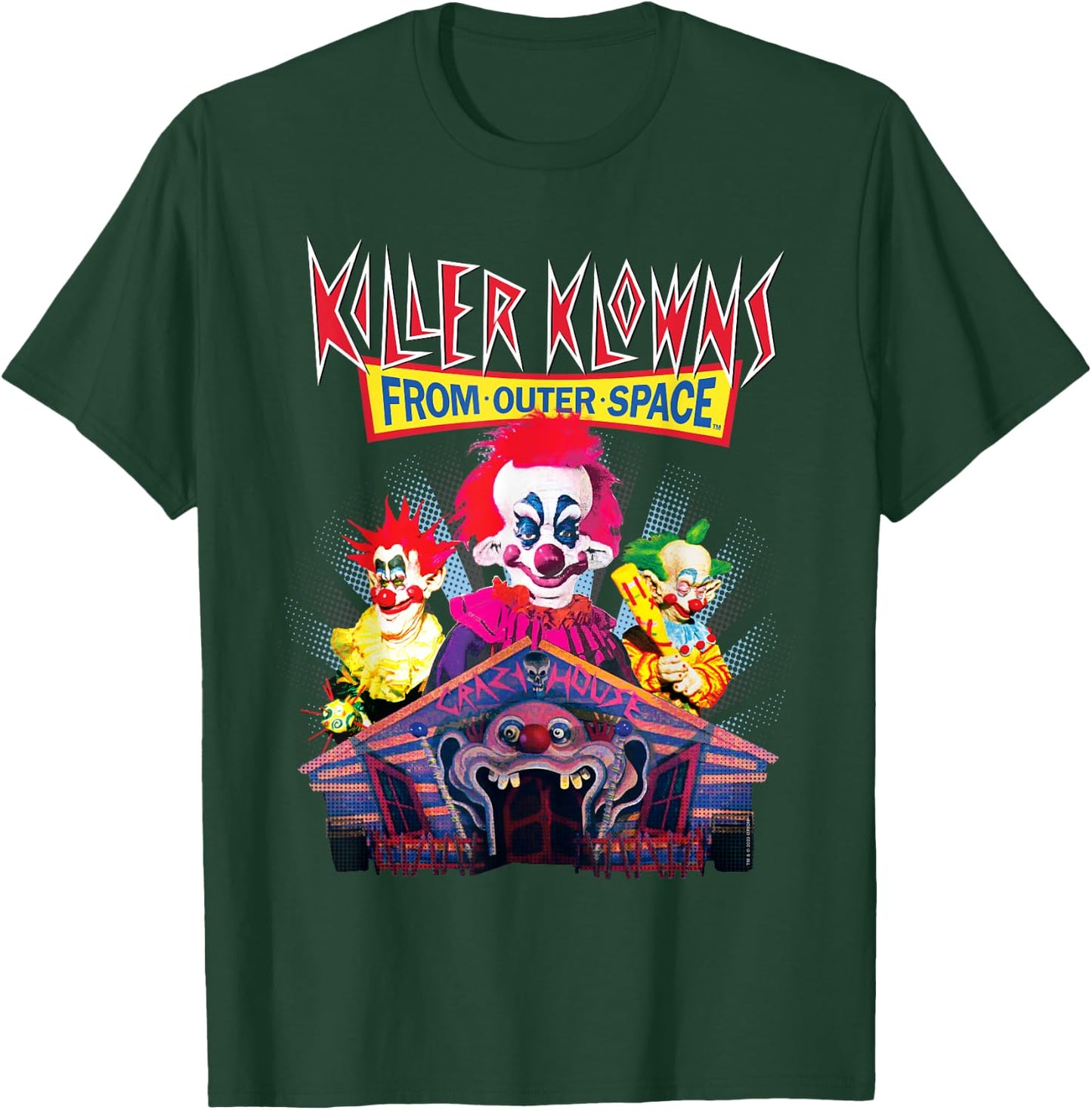 Killer Klowns from Outer Space Crazy House T-Shirt - T-Shirt | Forest