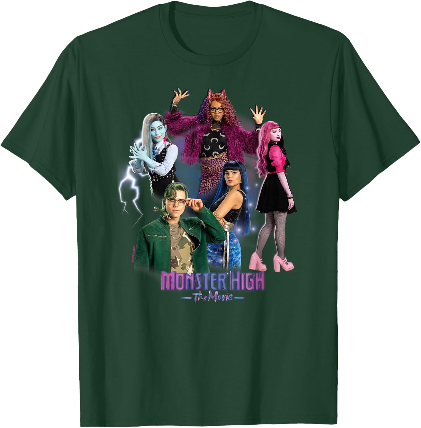 Monster High - MH Logo And Group T-Shirt - T-Shirt | Forest