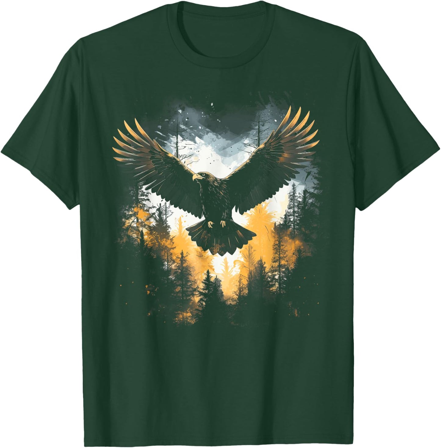 Eagle Forest Animal Wildlife T-Shirt - T-Shirt | Forest