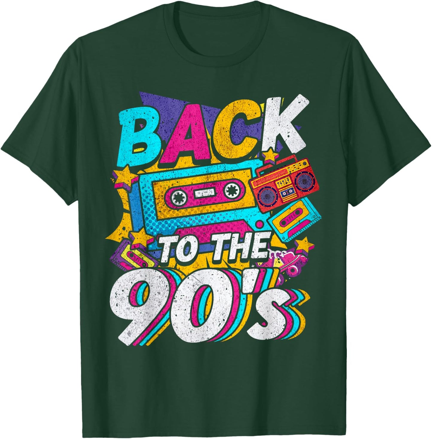 90s Outfit Party and Theme Party Costume T-Shirt - T-Shirt | Forest