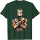 I Am Black Man King Powerful Dad Afro Melanin Black History T-Shirt - T-Shirt | Forest