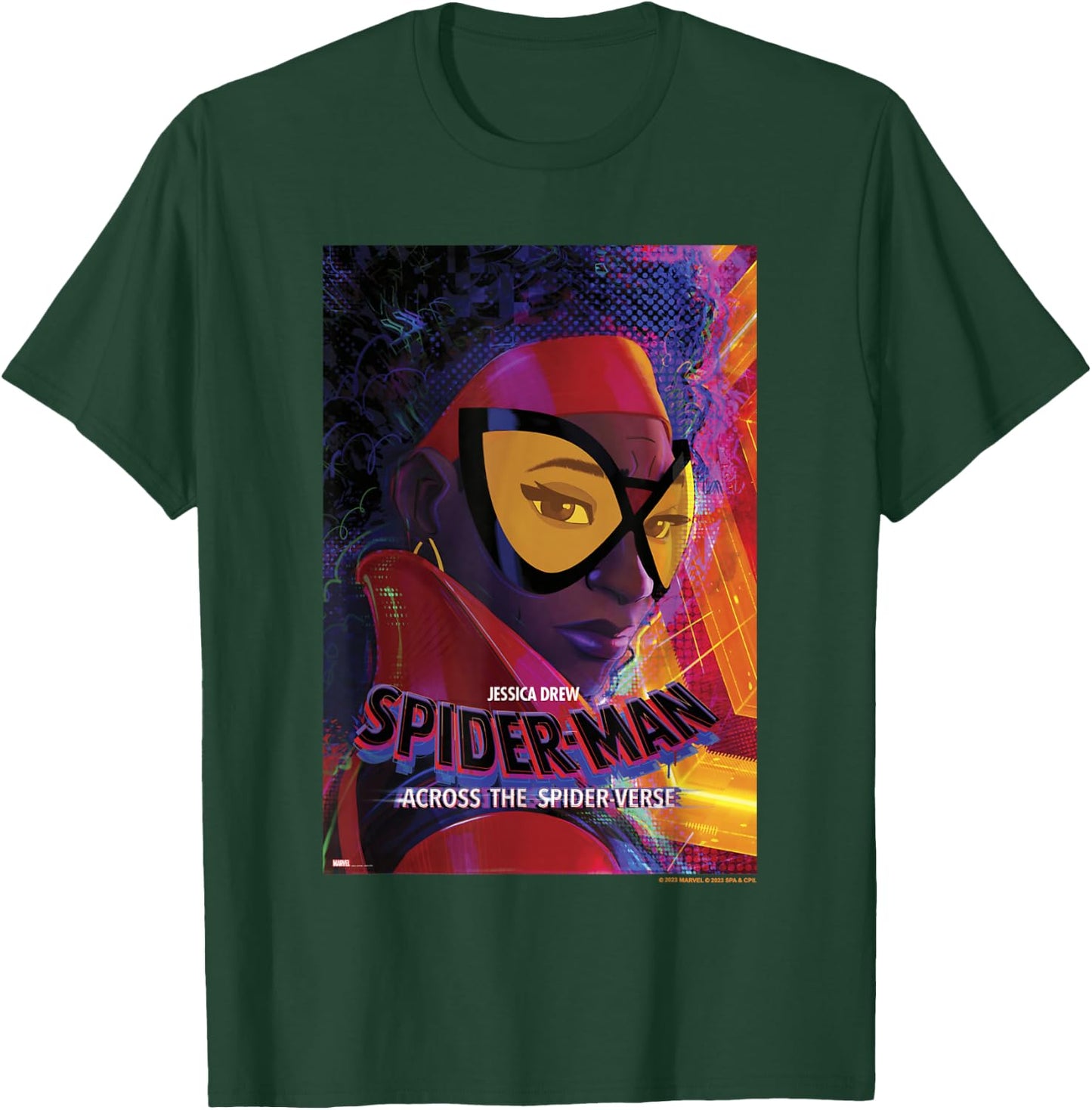 Marvel Spider-Man Across The Spider-Verse Part 1 Jess Drew T-Shirt - T-Shirt | Forest