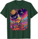 Bicycle Day Hofmann Trip | Psychedelic Comic Style Hippie T-Shirt - T-Shirt | Forest