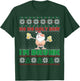Ho Ho Holy Shit I'm Drunk Naked Santa Claus Ugly Christmas T-Shirt - T-Shirt | Forest