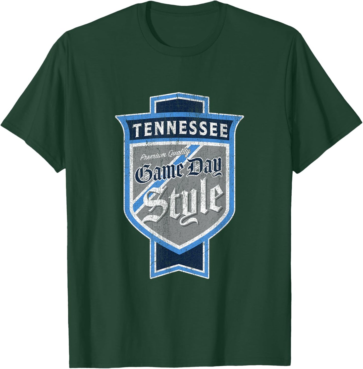 Faded Tennessee Beer Label - NashvillePride T-Shirt - T-Shirt | Forest