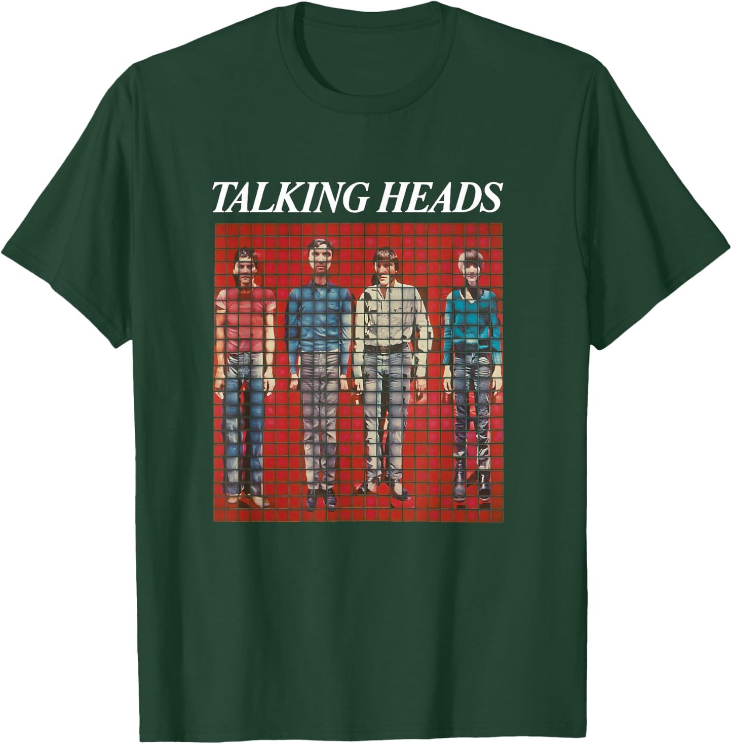 Talking Heads Pixel Portrait T-Shirt - T-Shirt | Forest