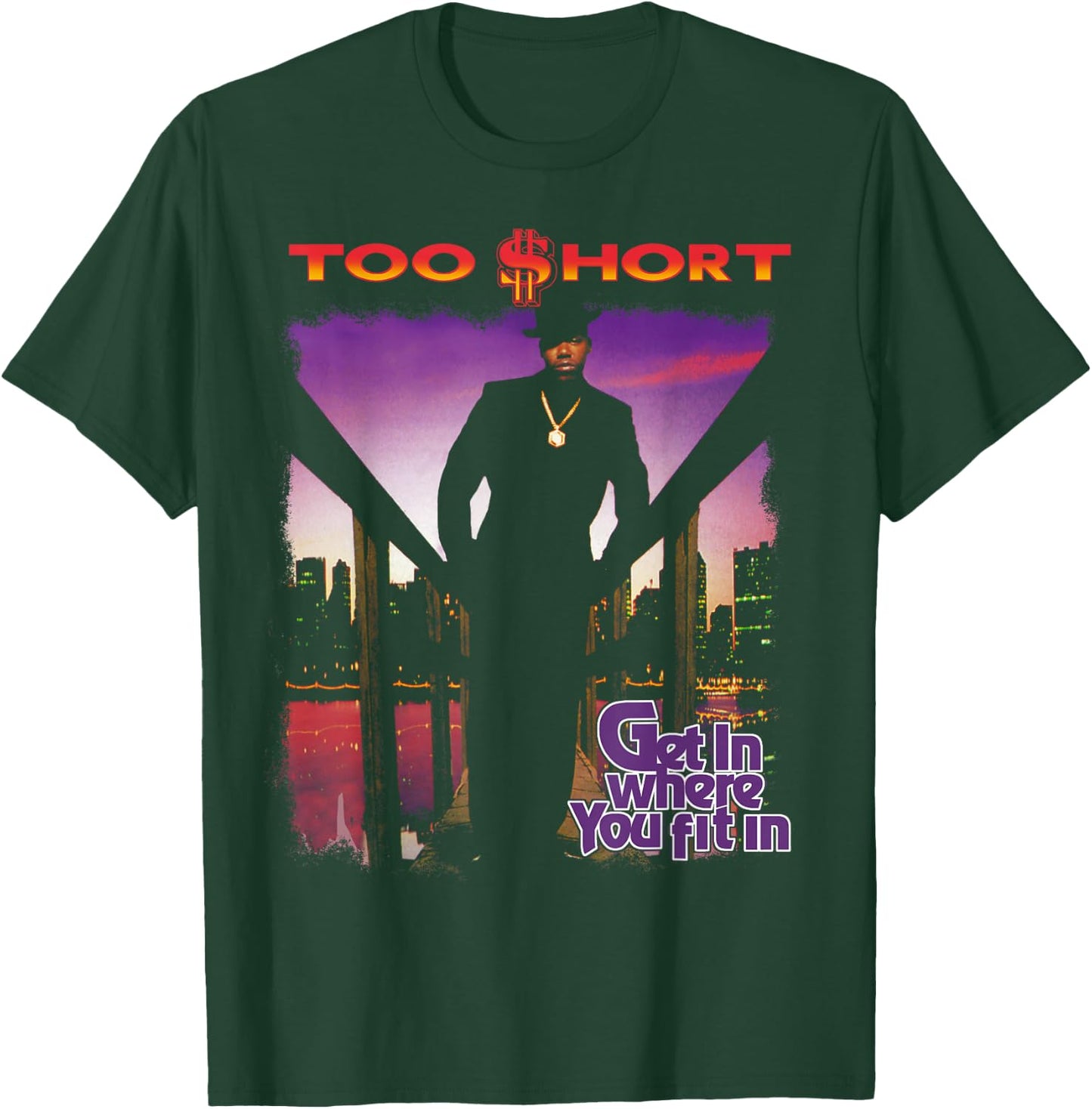 Too Short - Get In Where You Fit In Album T-Shirt - T-Shirt | Forest