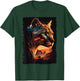 Mountain Cougar Sunset Wilderness Wildlife Art T-Shirt - T-Shirt | Forest