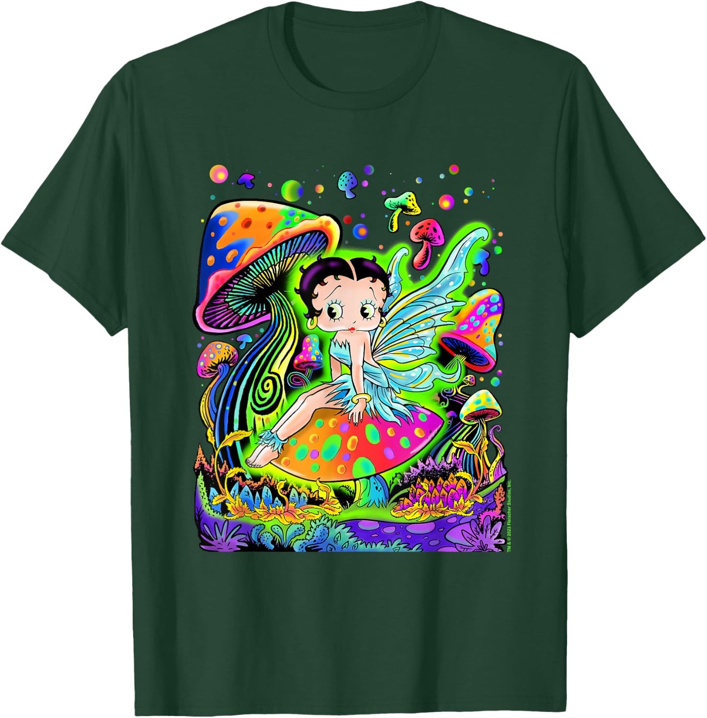 Betty Boop Blacklight Poster T-Shirt - T-Shirt | Forest